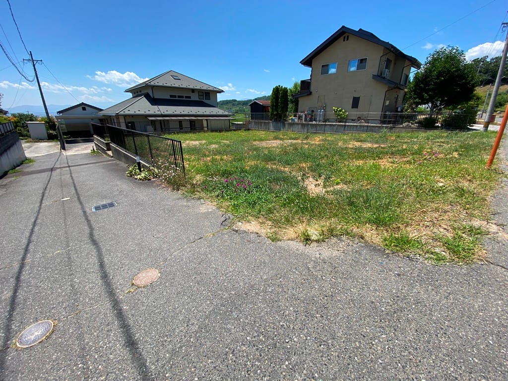 東側、宅地延長からの撮影
