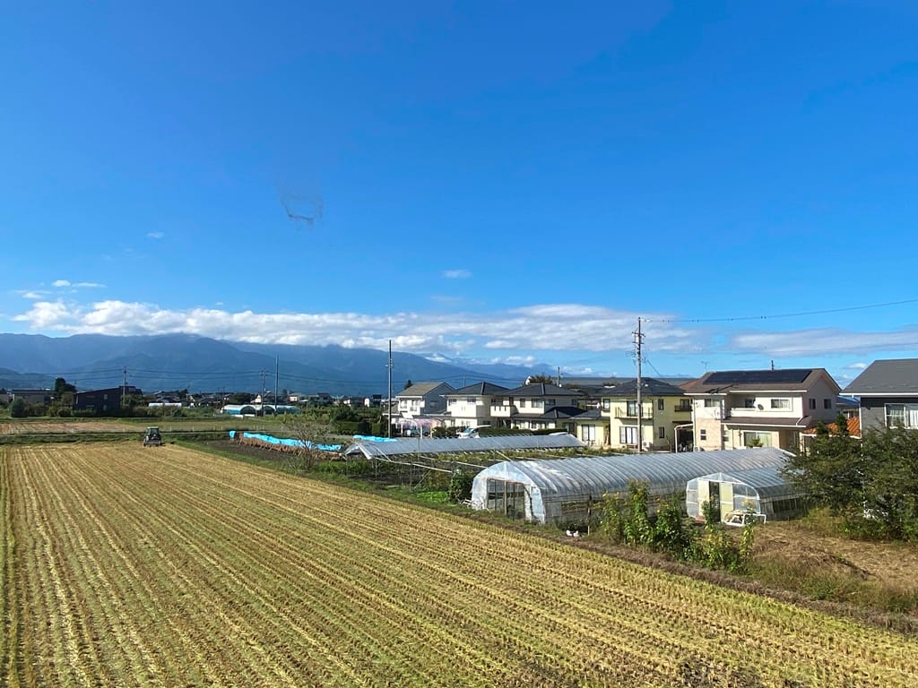 2階から見た景色