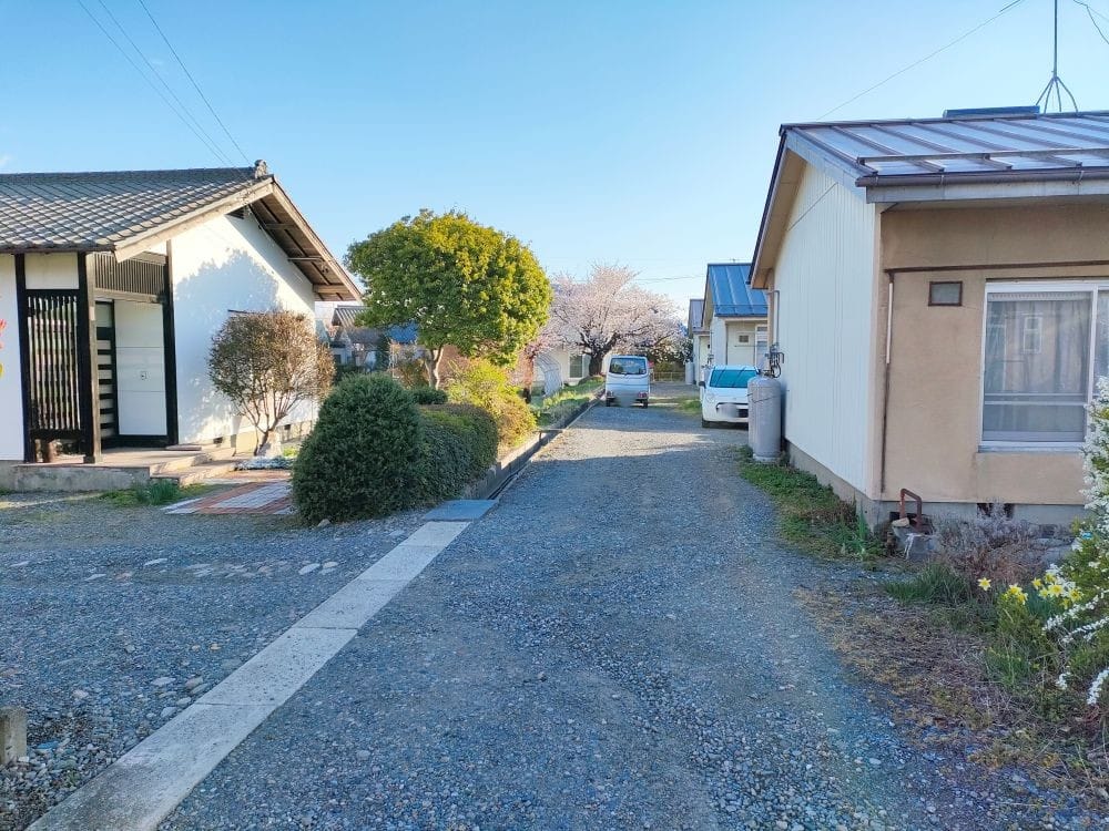 前面道路南→北