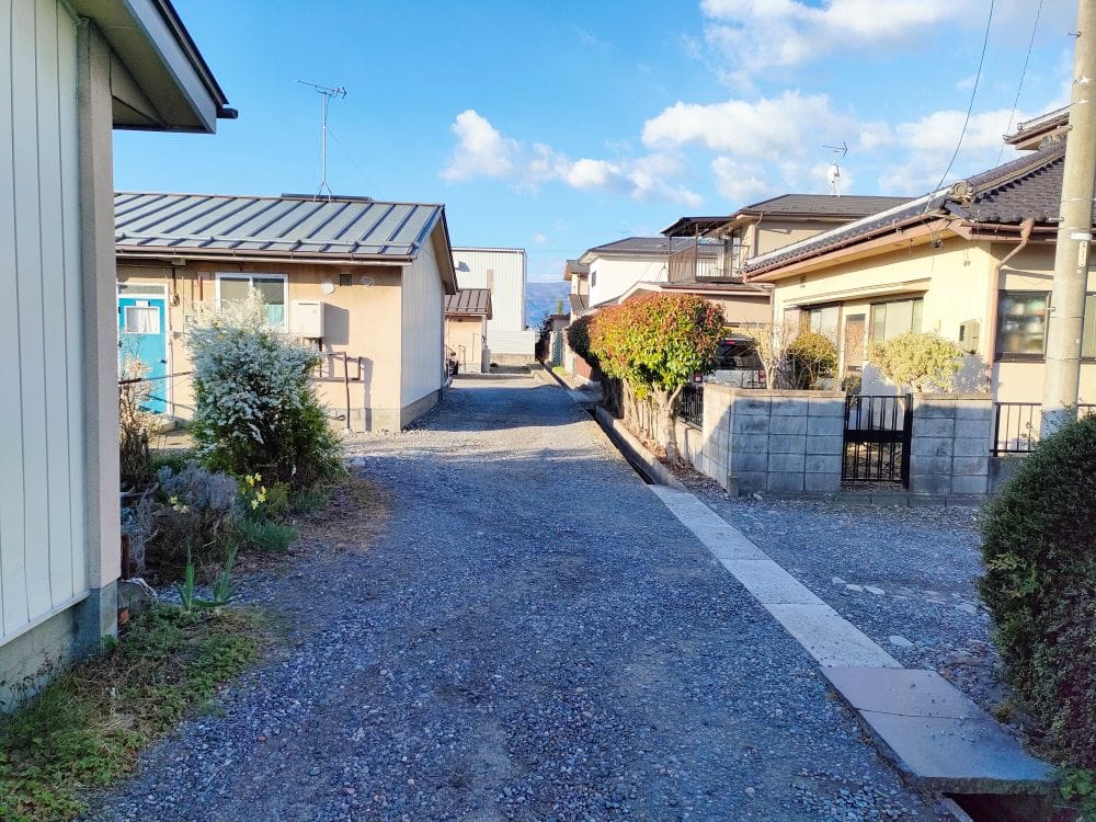 前面道路北→南