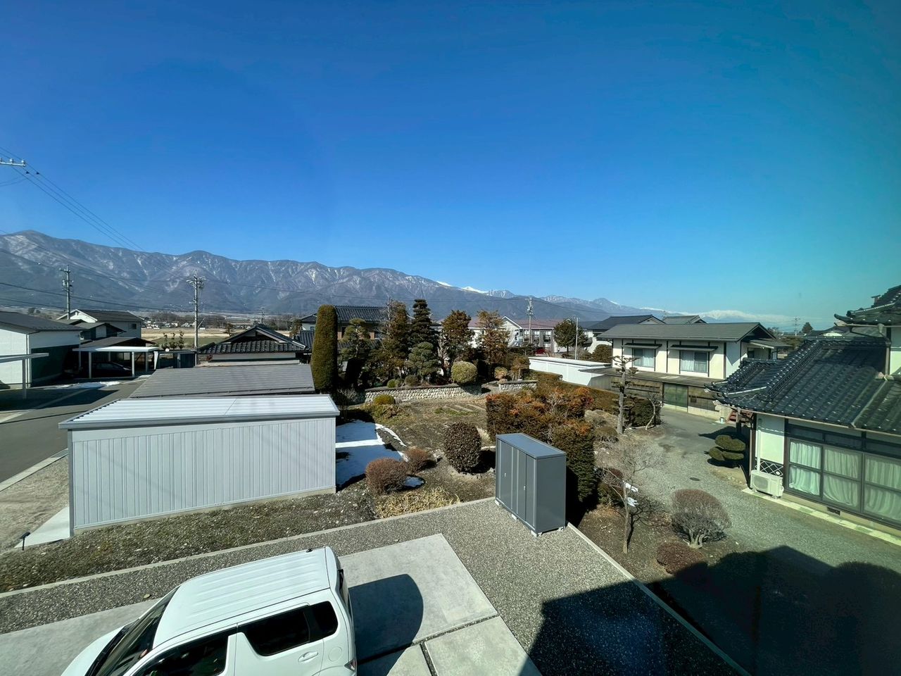 階段横からの景観