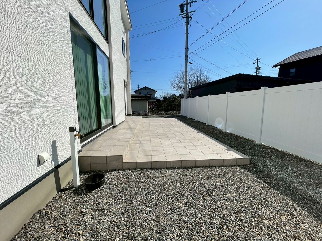 リビング横 テラス