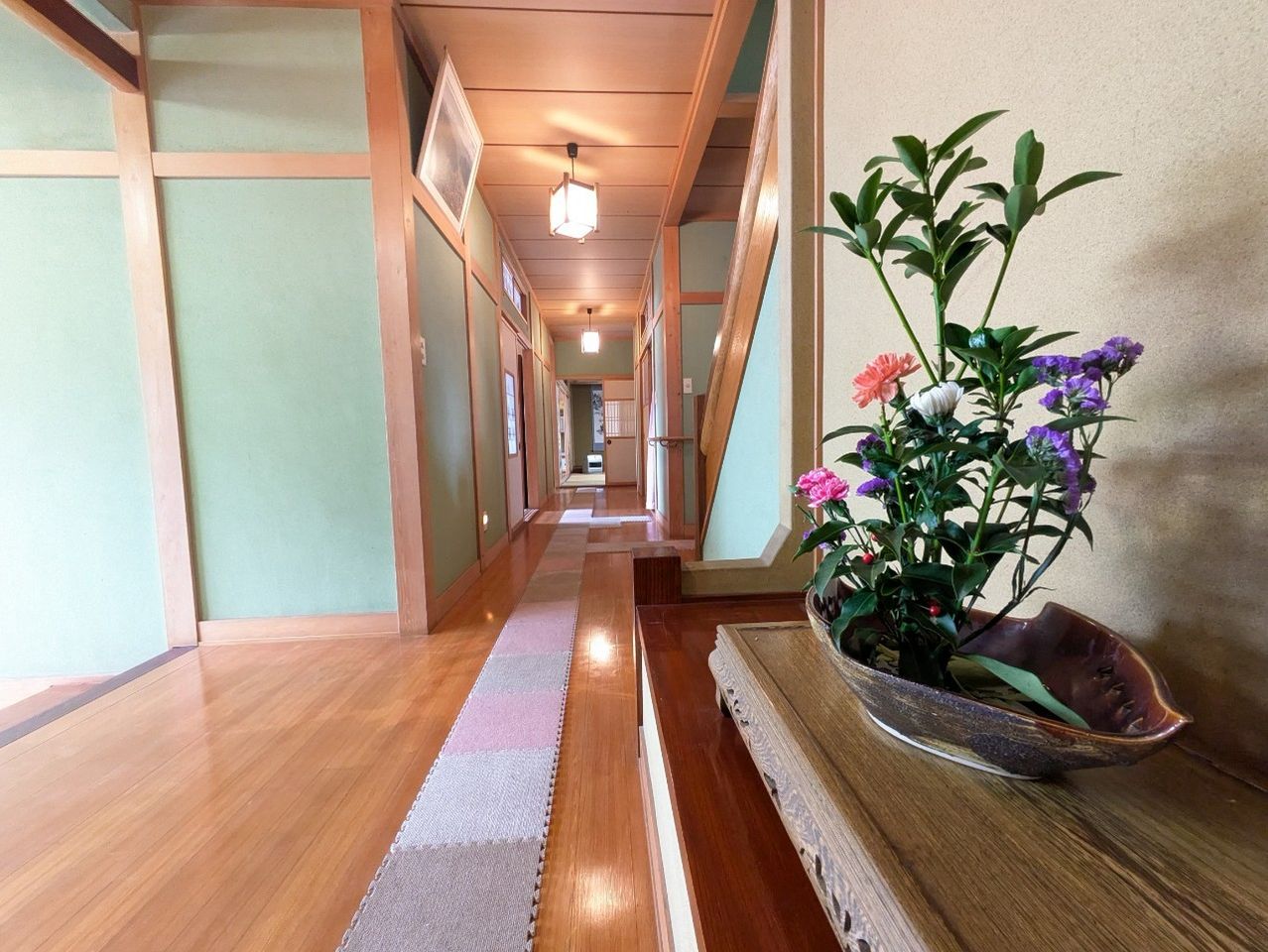 明るい玄関