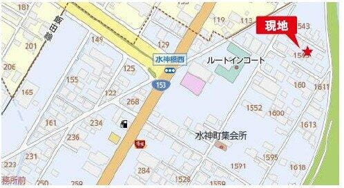 「JRバス車庫前」バス停まで徒歩約10分の立地です。