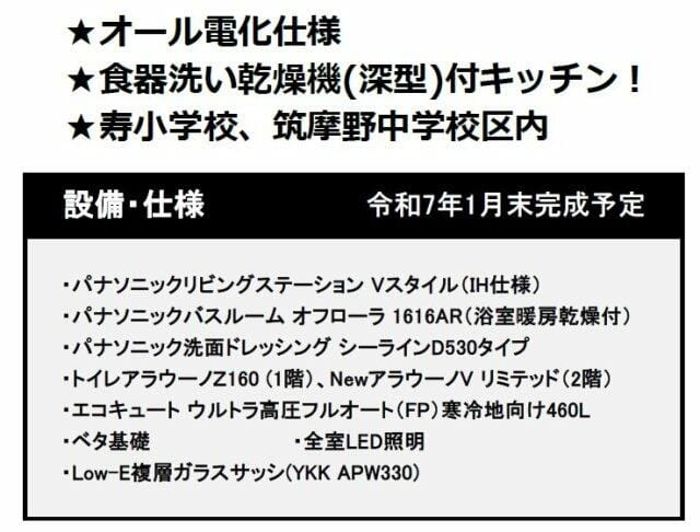 設備や仕様の内容をまとめて確認でき、住まいの特徴を把握しやす