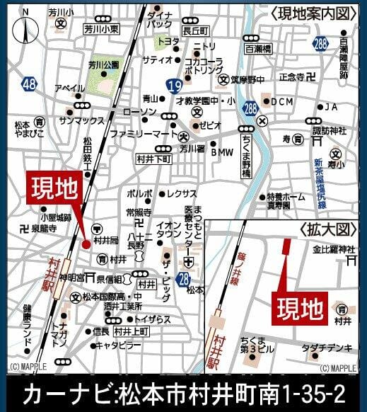 現地案内図になります。