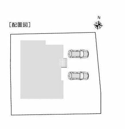 カースペースは並列2台駐車可!来客時もスムーズに出入できます
