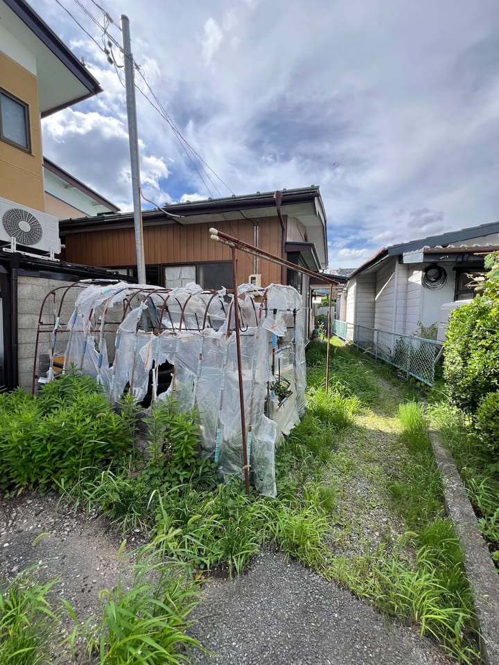 敷地南側より撮影