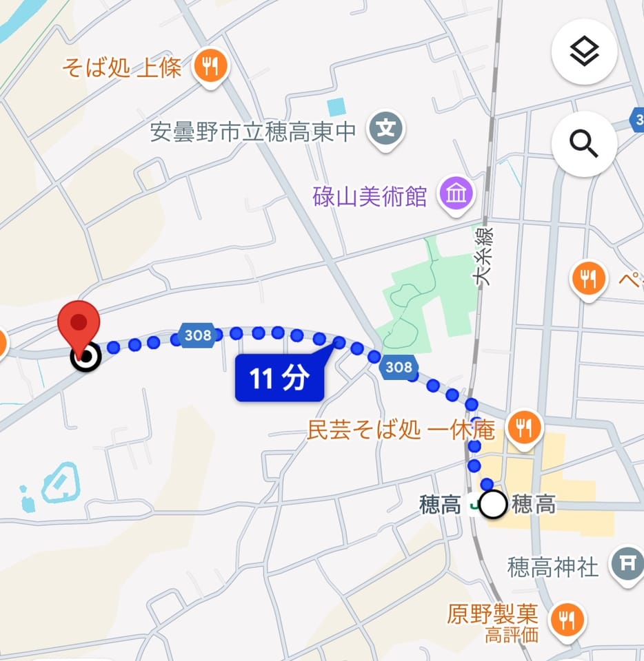 駅からの案内図