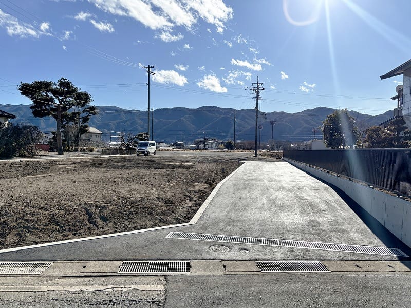 諏訪市豊田文出(渋崎) 宅延道路 幅員約4.25m