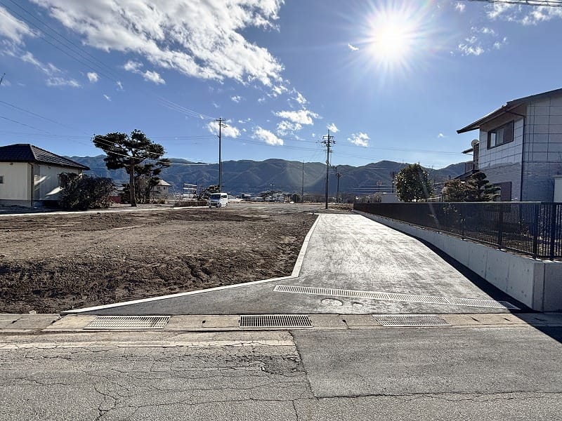 諏訪市豊田文出(渋崎) 宅延道路 幅員約4.25m