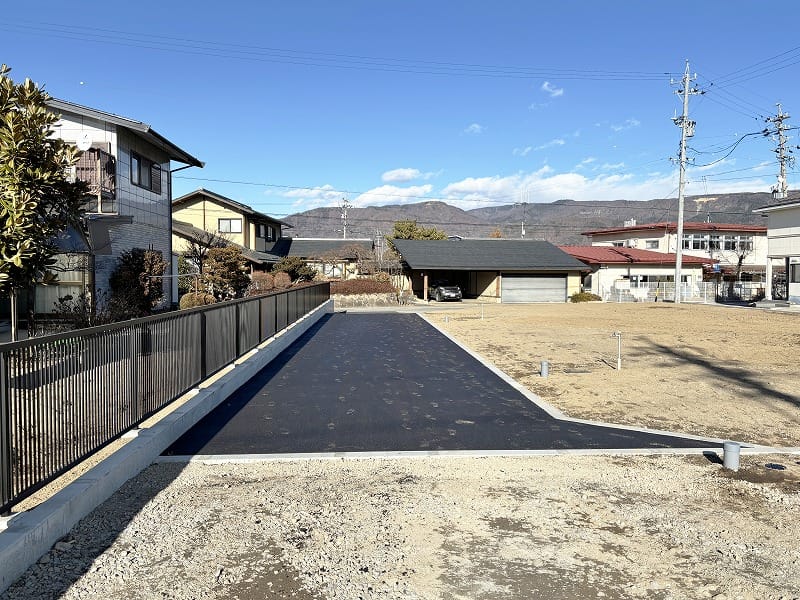 諏訪市豊田文出(渋崎) 宅延道路 幅員約4.25m