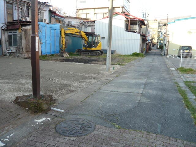 大手町駐車場 接道幅員約4.0m