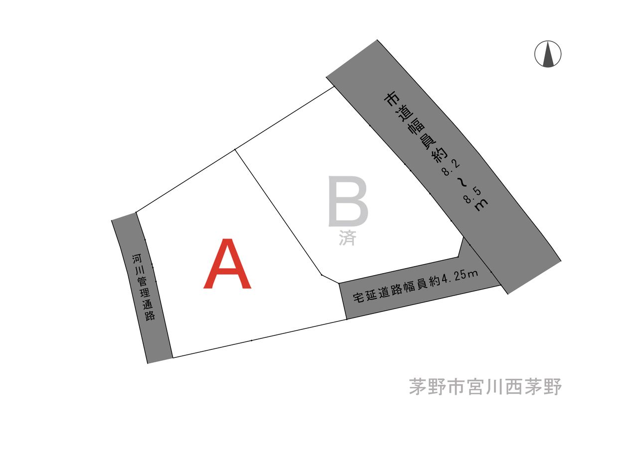 茅野市宮川西茅野全2区画分譲地