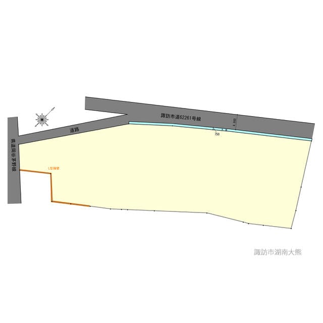 諏訪市湖南大熊 事業用地
