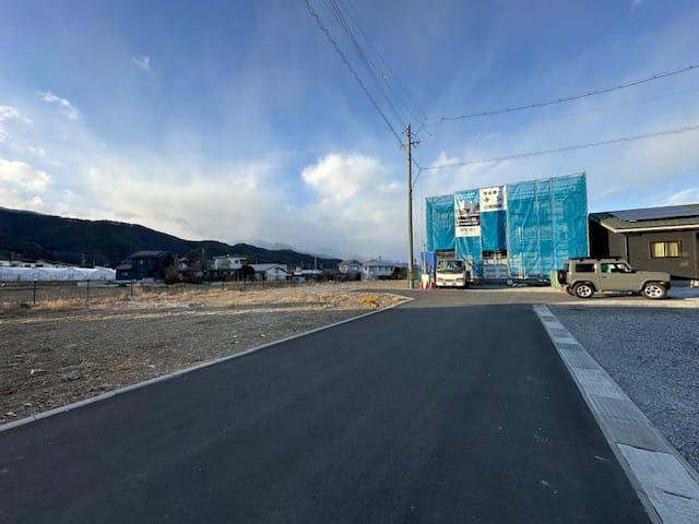 前面道路、幅員5m 2025.12.5撮影