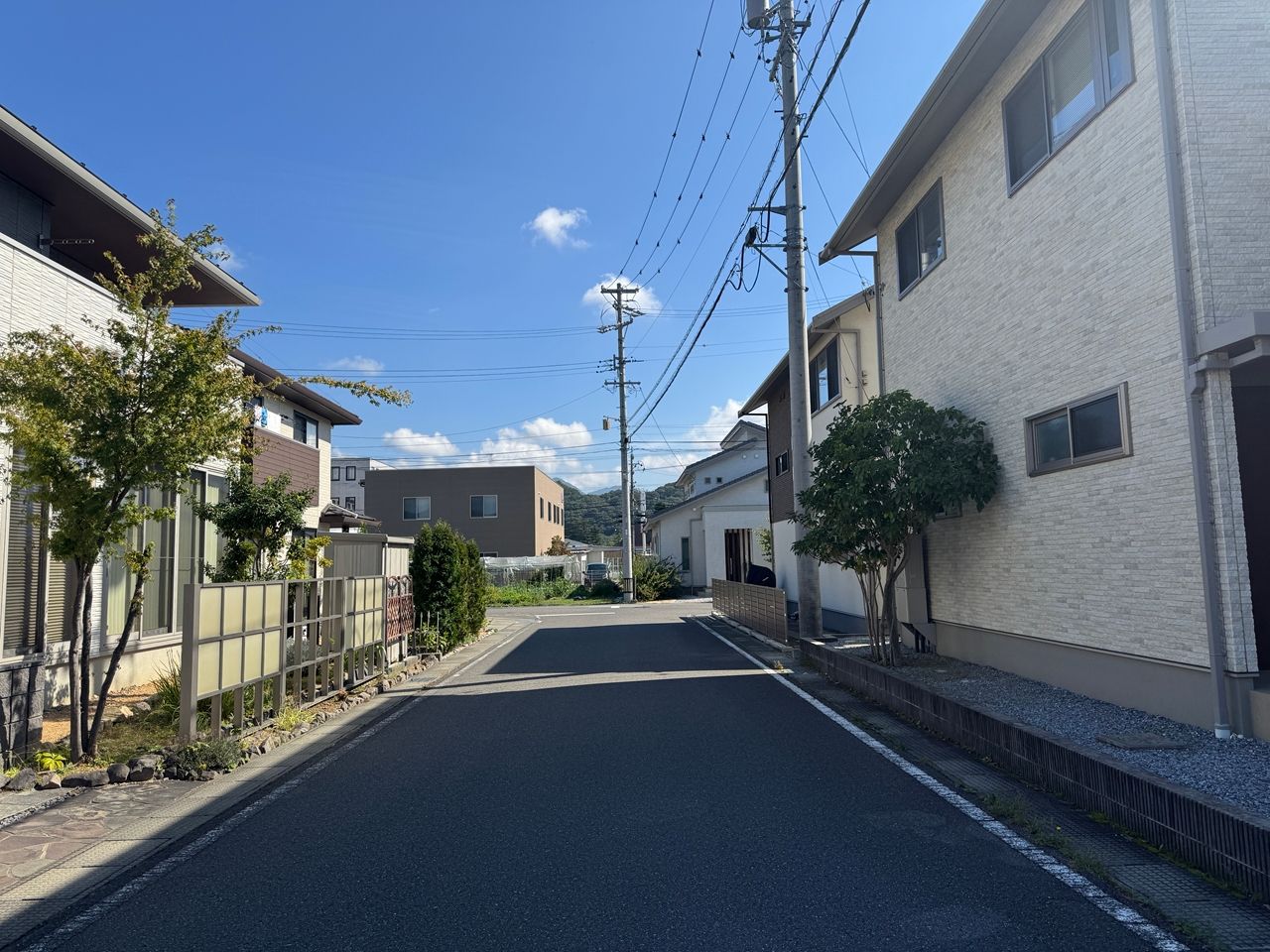 北側道路も見通しが良いです。