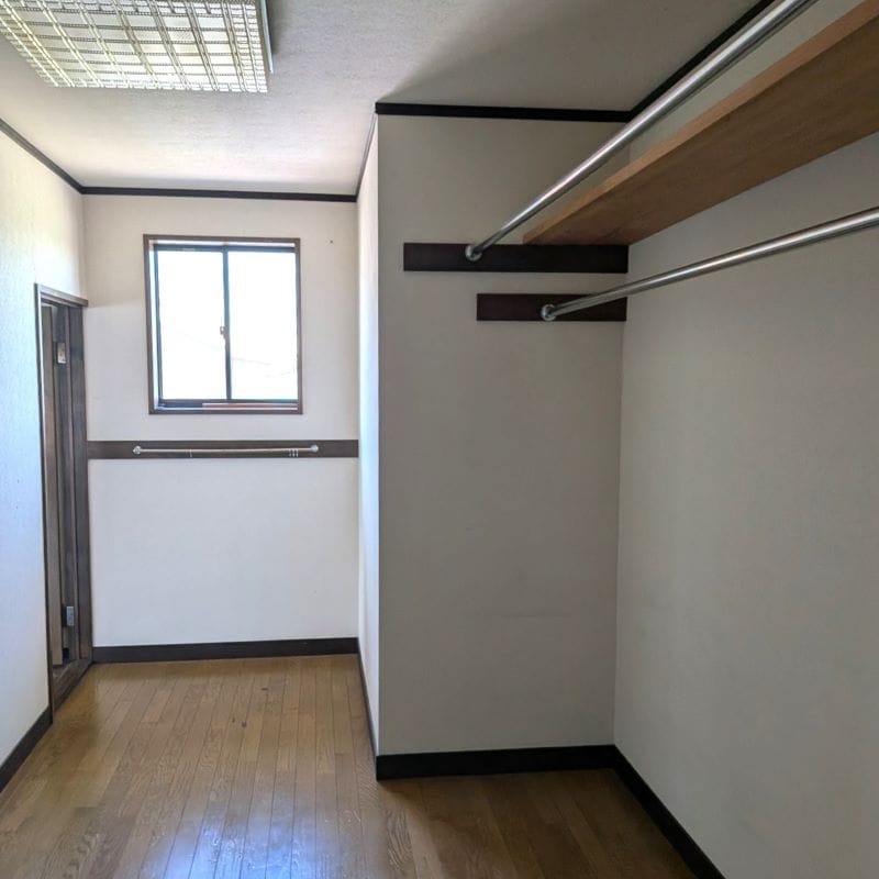 6帖納戸は収納力抜群。ウォークインクローゼットなど多用途に使えて便利なスペースです。