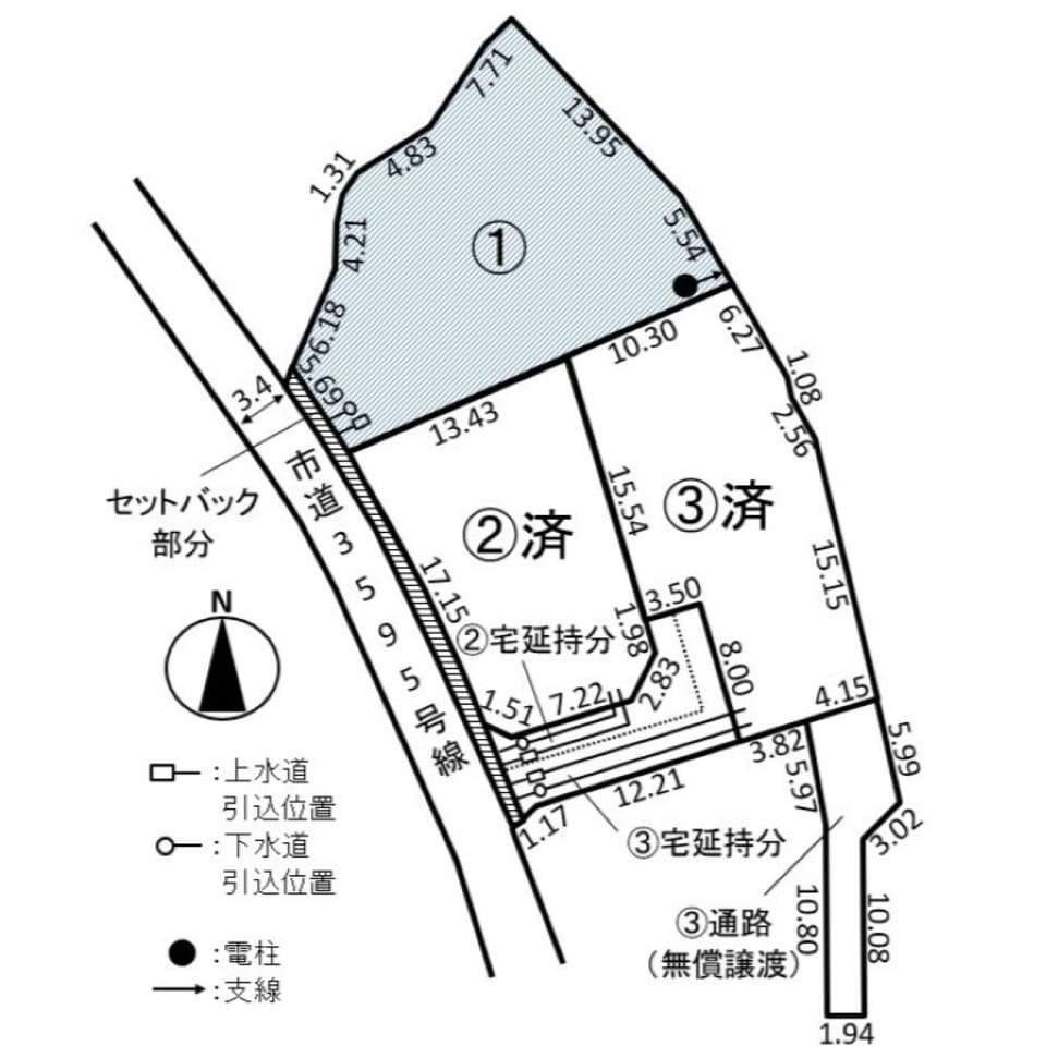 【建築条件なし!】全区画60坪以上のゆったりした土地面積。自然に囲まれたマイホームで、広々お庭でBBQやドッグラン、家庭菜園の夢が膨らみます。