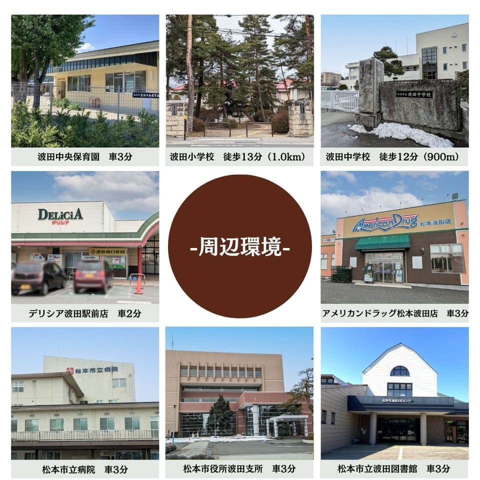 駅・小中学校至近で通勤通学に安心の立地。スーパーや役所、病院などあると嬉しい利便施設も充実。