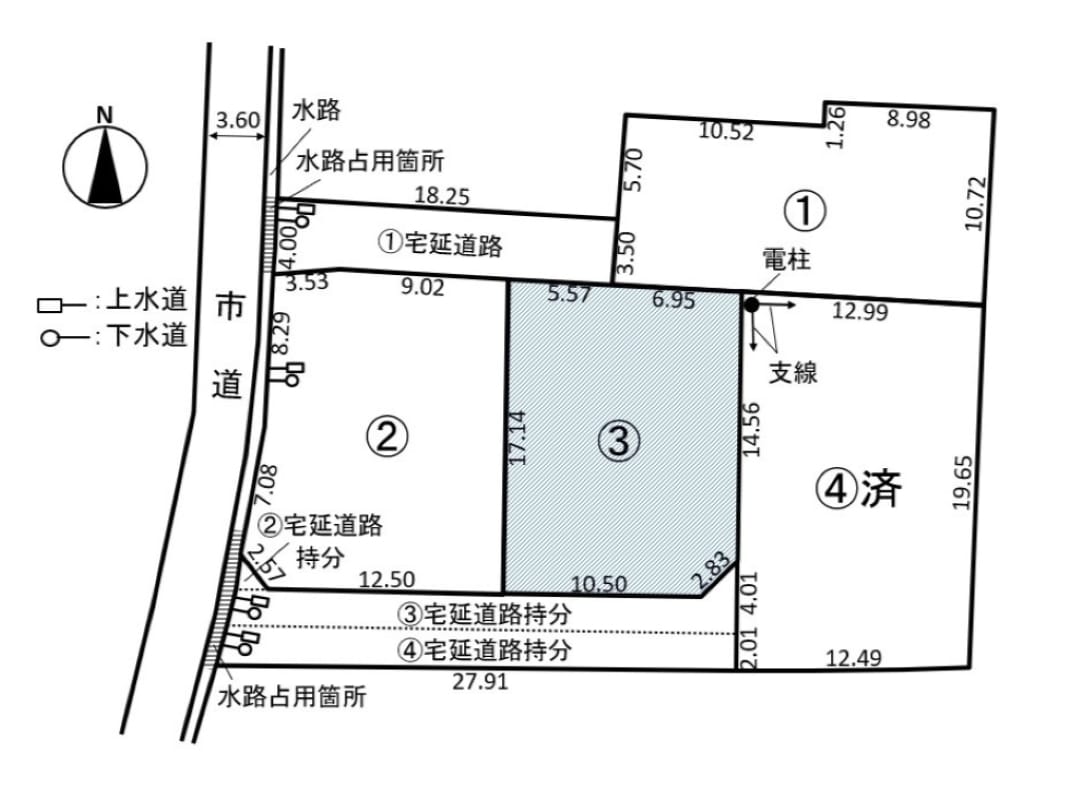 広々とした土地面積だから、平屋・駐車スペース・お庭もゆったり確保。理想の暮らしを形にできる分譲地です。