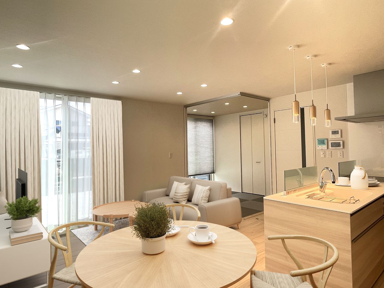 ※画像は実際の写真に調度品をCG合成したものです(2025年6月撮影)