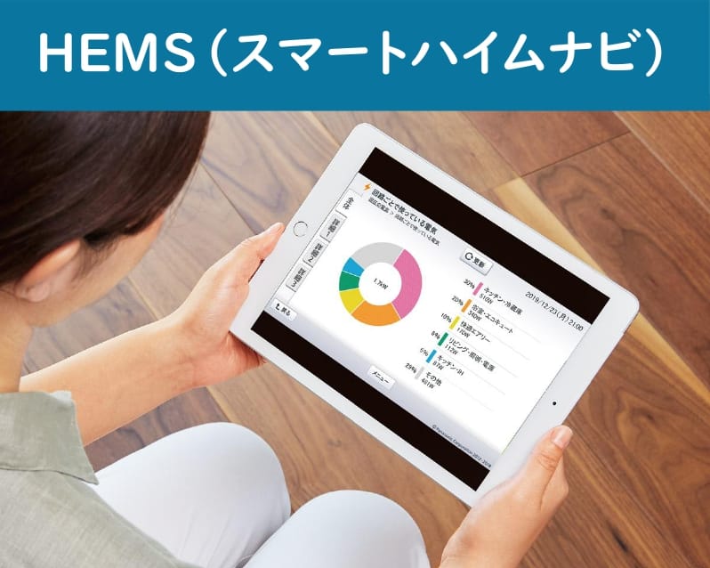 【HEMS】ホームエネルギーマネジメントシステム。家庭で使う電力を見える化することで日々の節電に。賢く省エネを実現します!