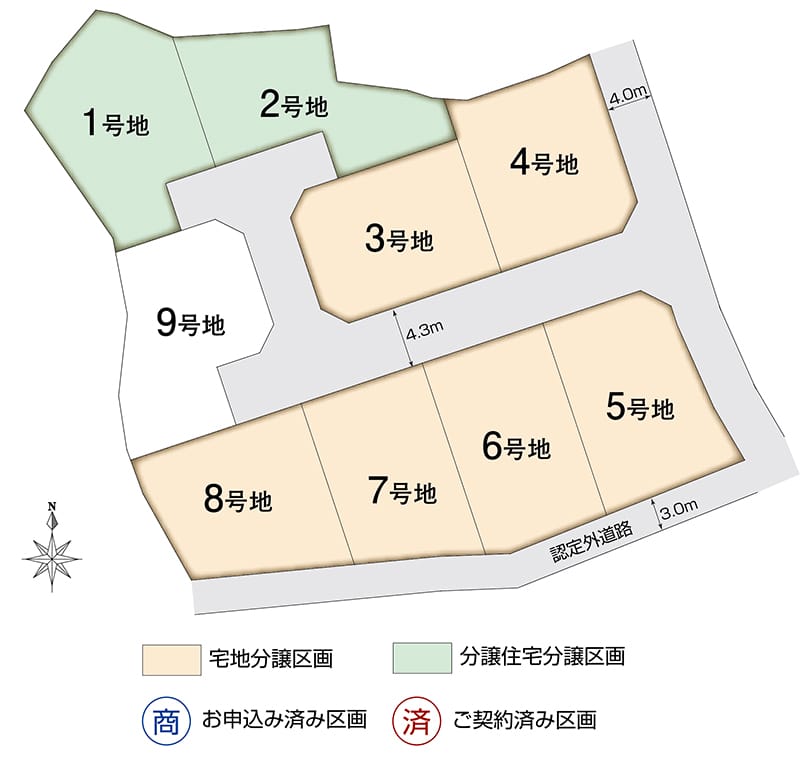 区画図(2026年6月1日現在)