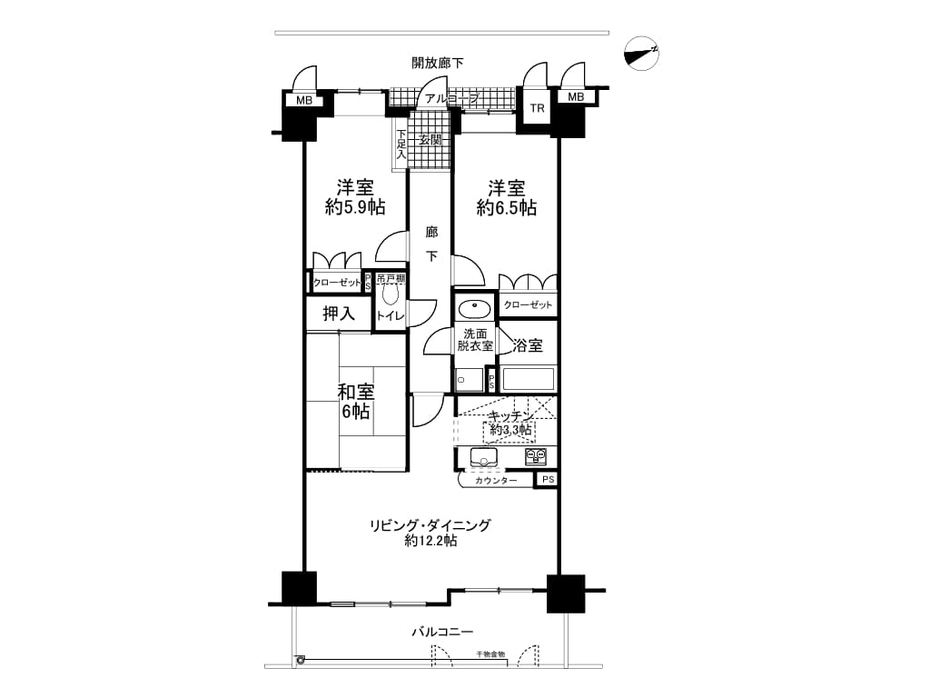 松本市沢村２丁目 サーパス沢村304号室 ココスマ松本