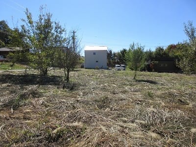 物件南方向を撮影(2025年10月つ)