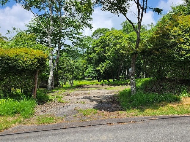 前面道路から撮影