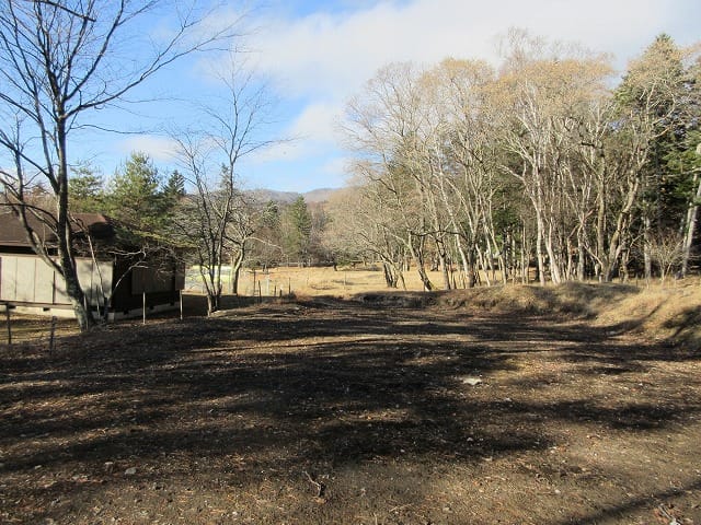 物件北方向を撮影(2025年12月)