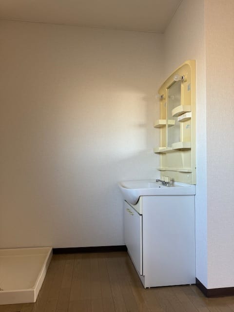 洗面台と洗濯機置き場