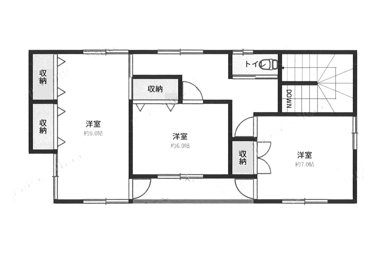 2階間取図