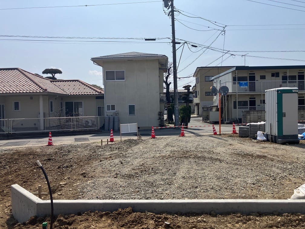 3号地(中区画) 北から