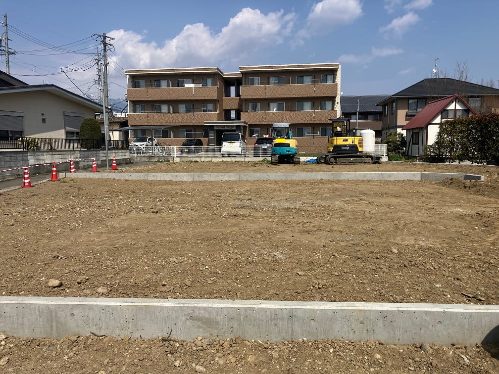 2号地(中区画) 南から