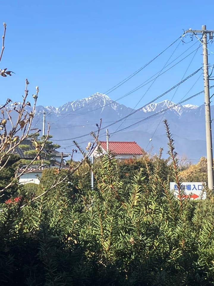 「常念岳」眺め