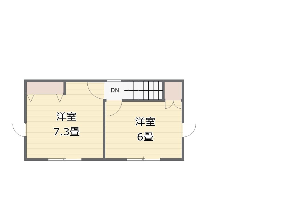 2階:間取り