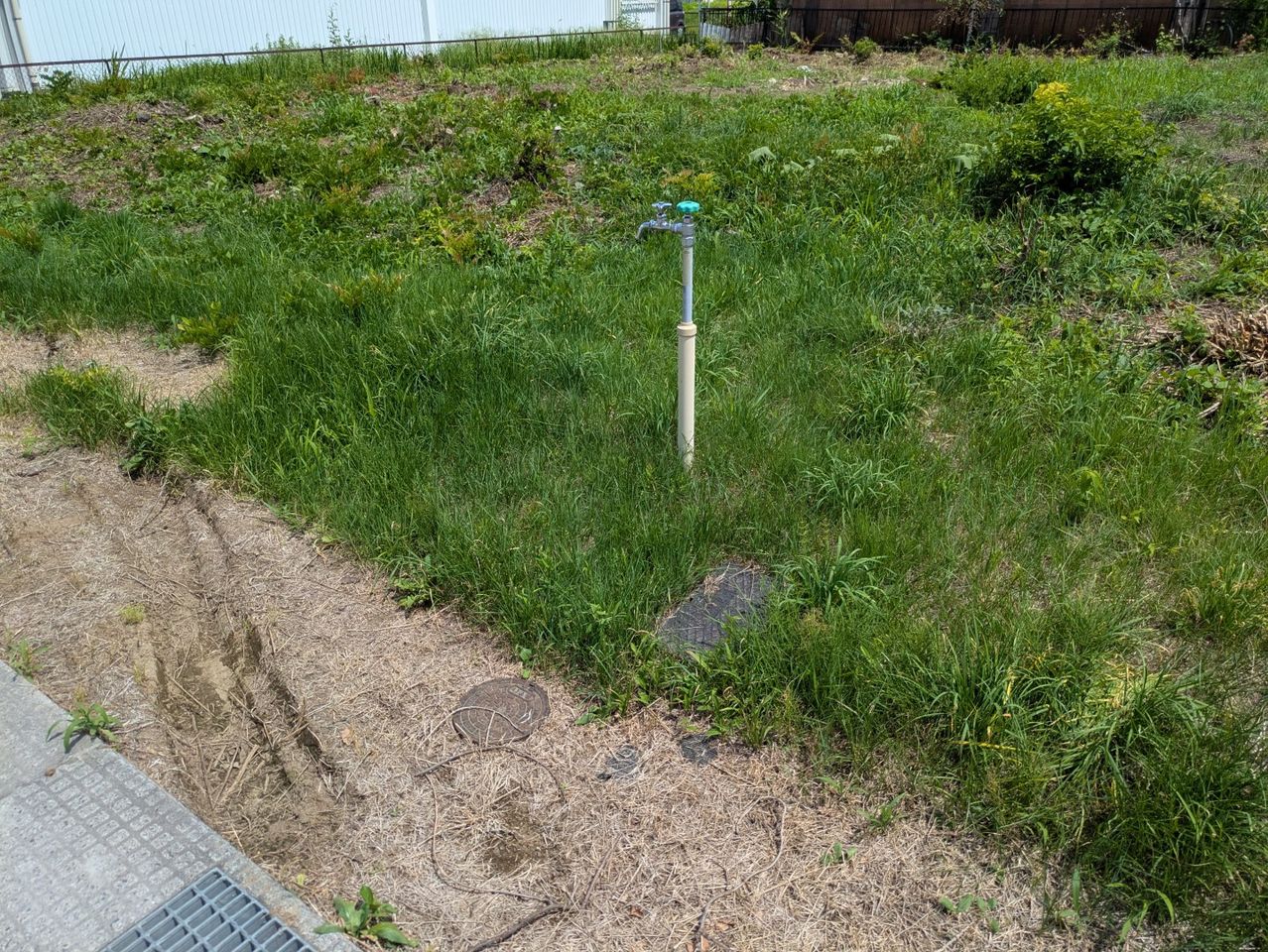 敷地内に上下水道の取出し有り