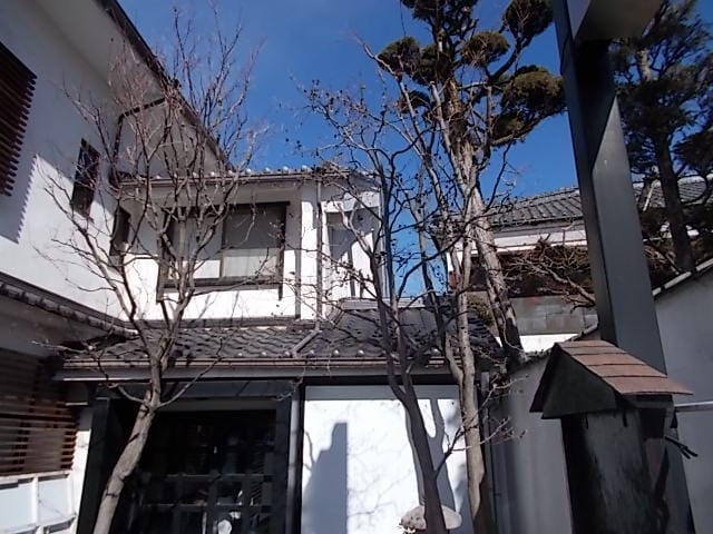 女鳥羽川側より