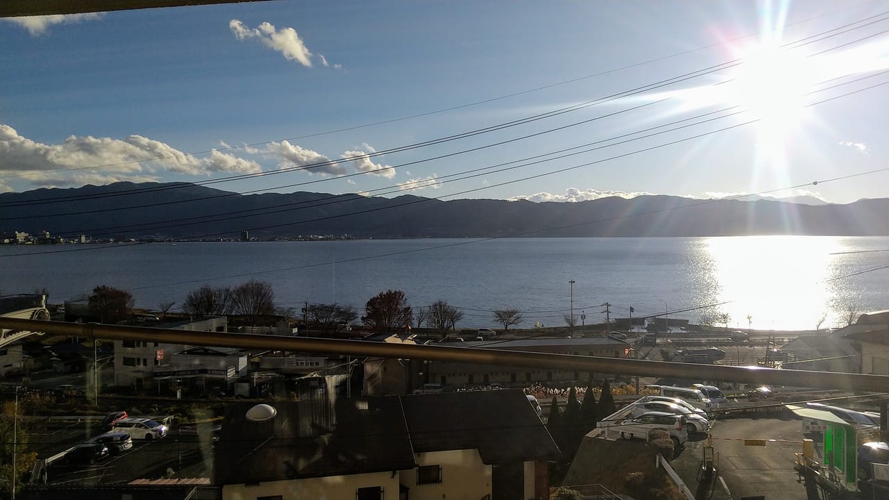 バルコニーからの景色