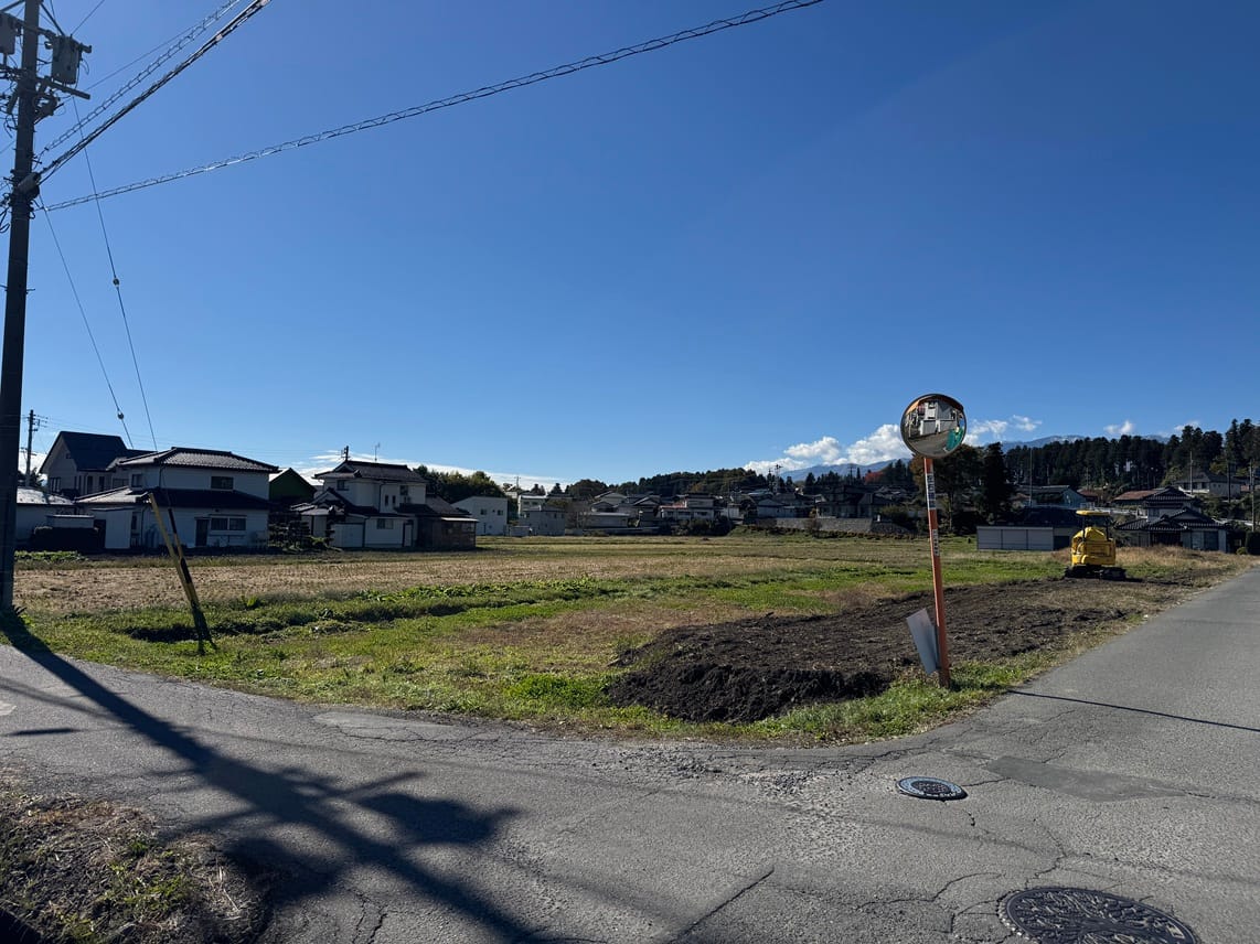 北東角から南西に向かって撮影