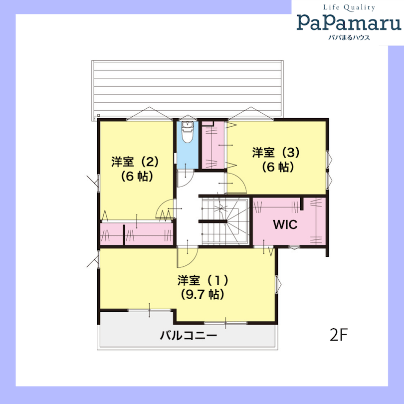 2階間取図