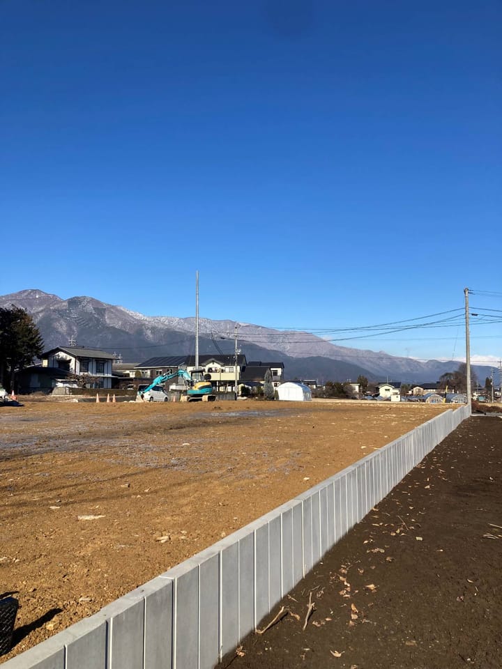 敷地より北方向