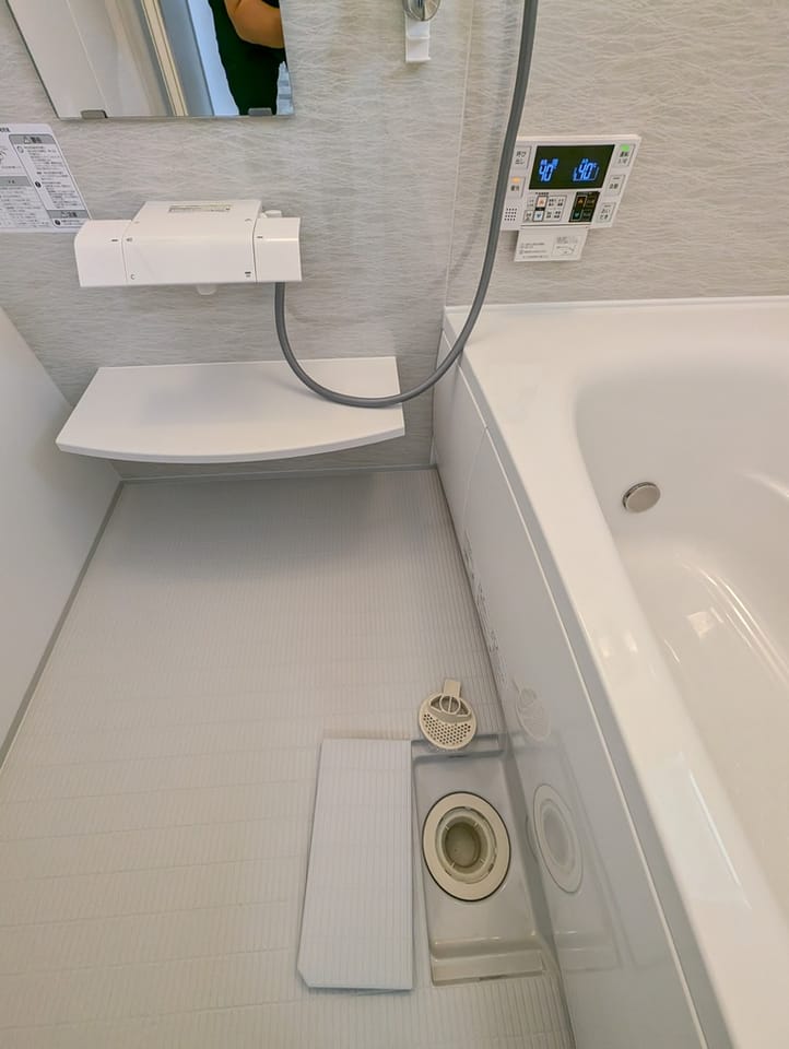 お掃除しやすい浴室