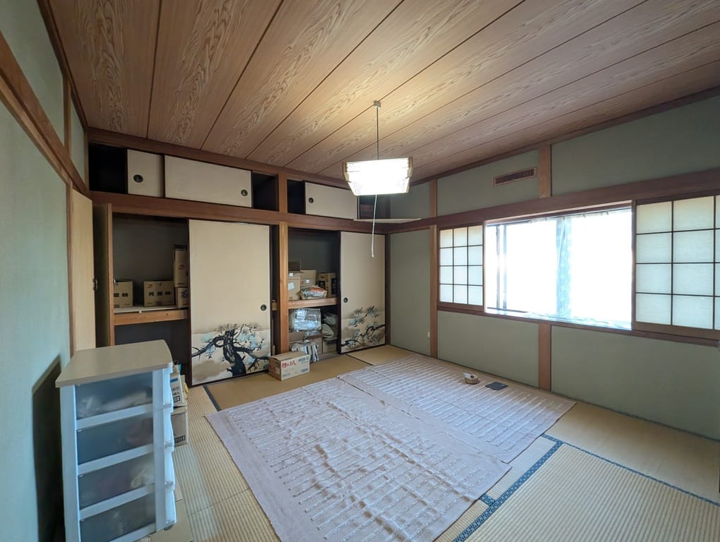 日当たりの良い2階の和室