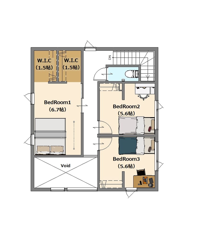 2F間取り図