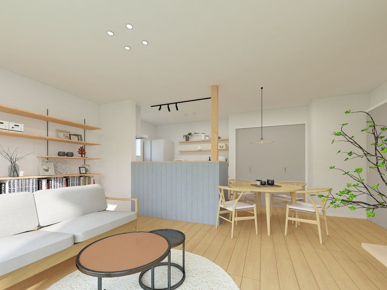 リビング完成予想図