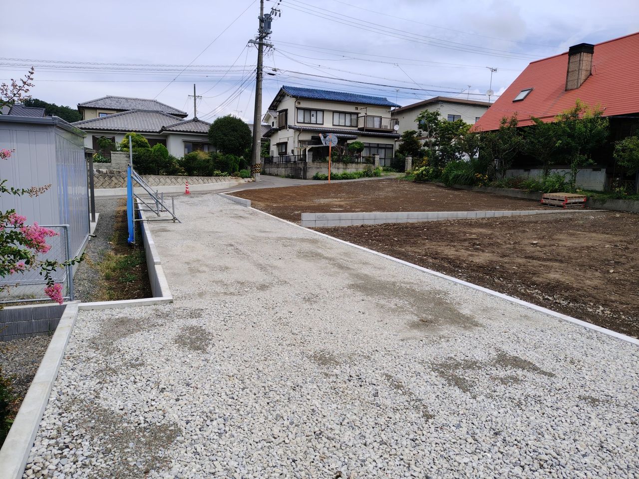 宅地延長道路(2026年8月撮影)