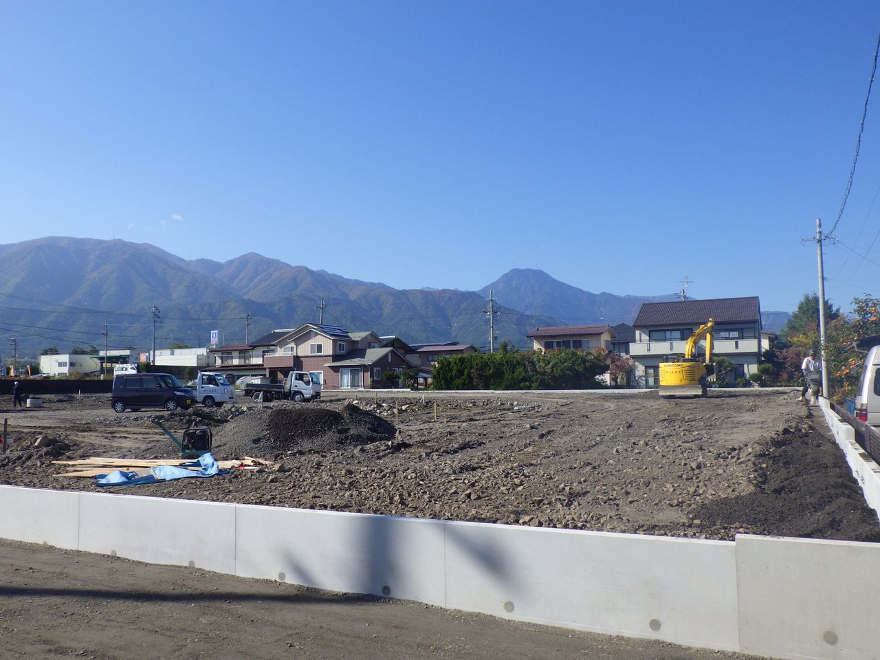 造成工事を行っています